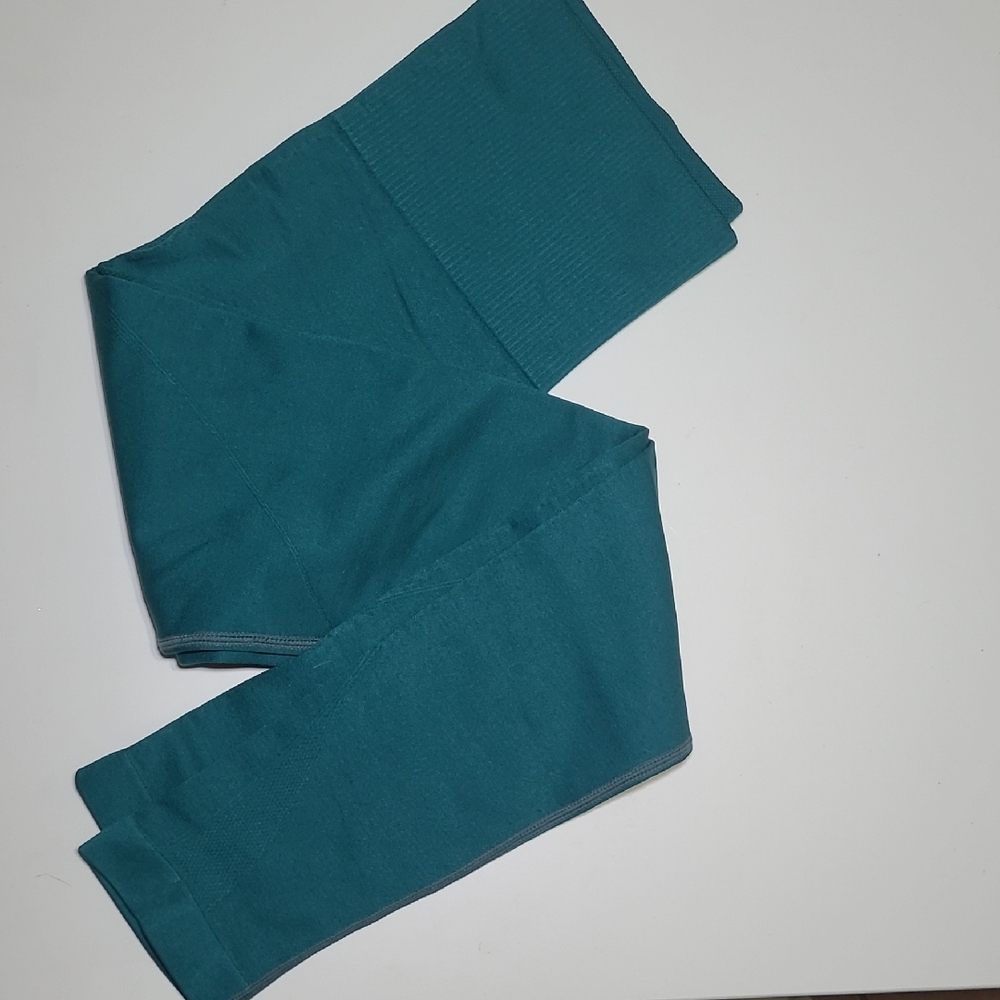 Source Unknown Teal Leggings